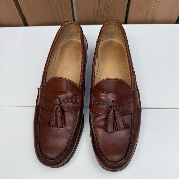 Allen Edmonds Maxfield Tasseled Slip-on Tan Loafer Men\'s Size 11B  Made In USA main image 8
